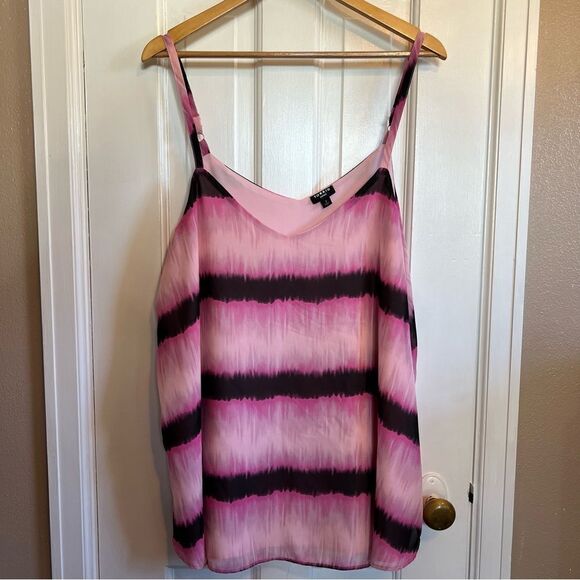 Sophie Chiffon Swing Cami Dye Pink (2) - Picture 4 of 8